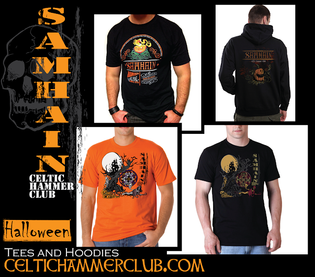 Celtic Hammer Club Men's Samhain (Halloween) Tees