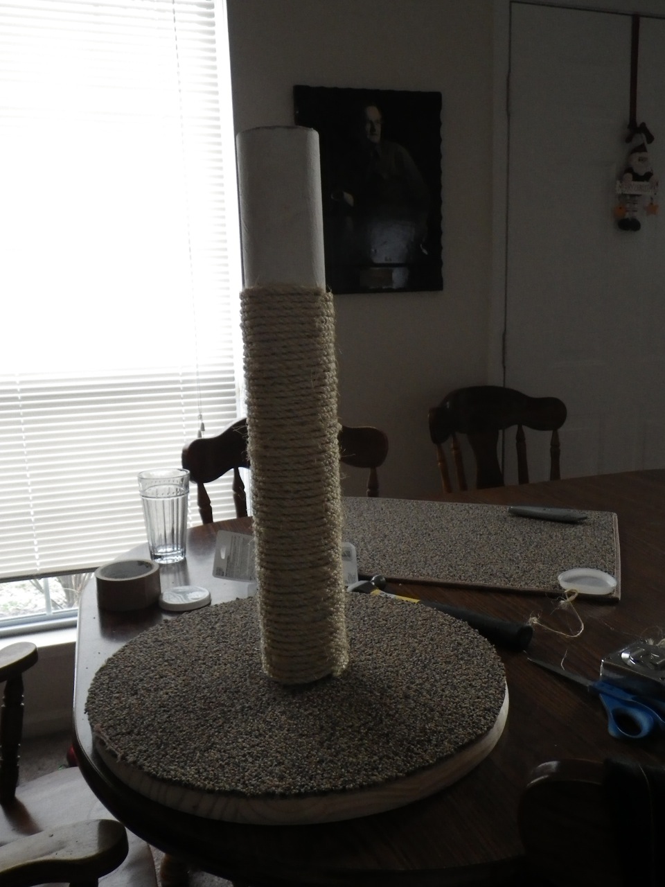 Billie's Blog Making My Own Cat Scratch Post!