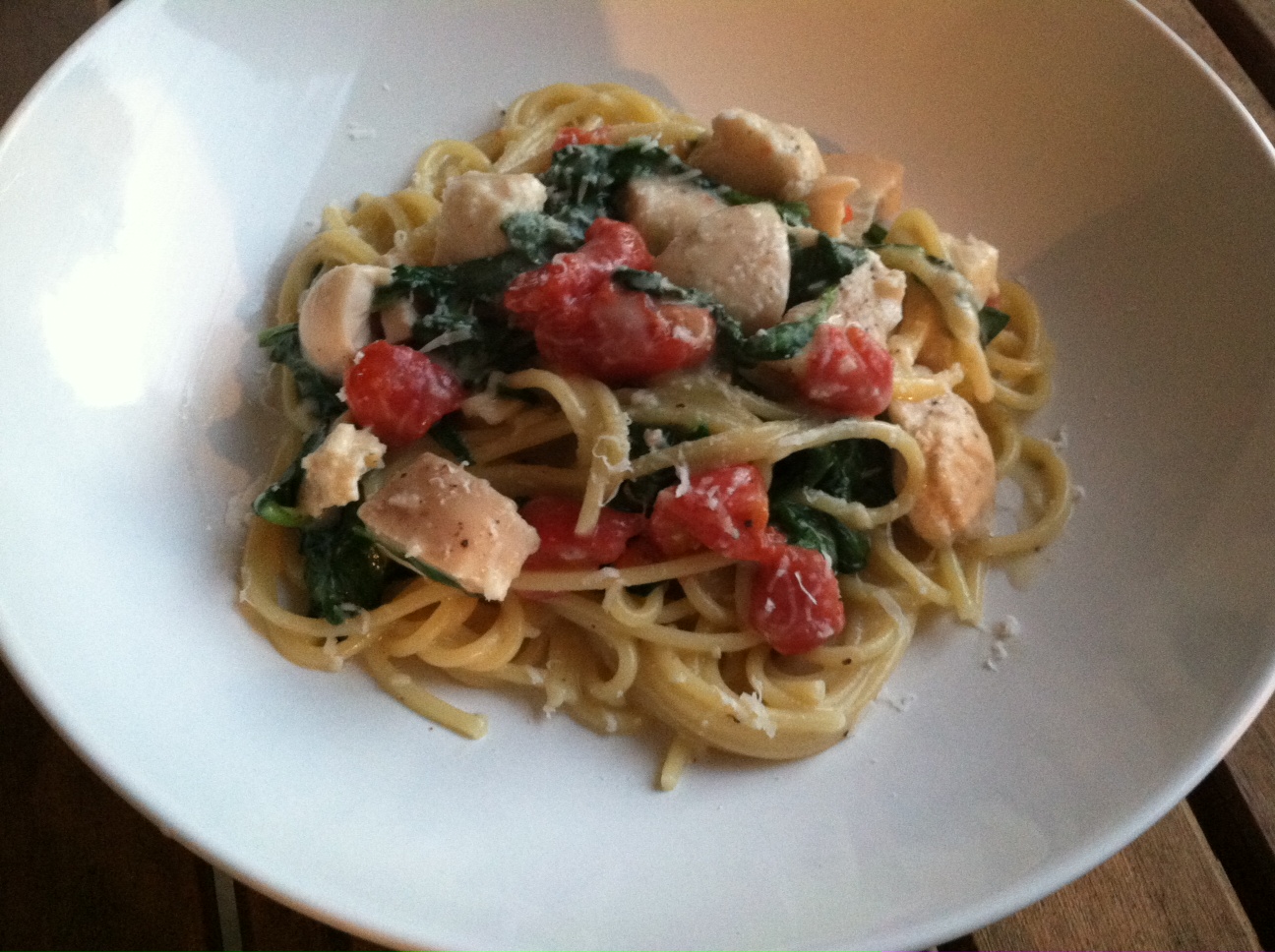 A Taste of Home Cooking Chicken Florentine Pasta