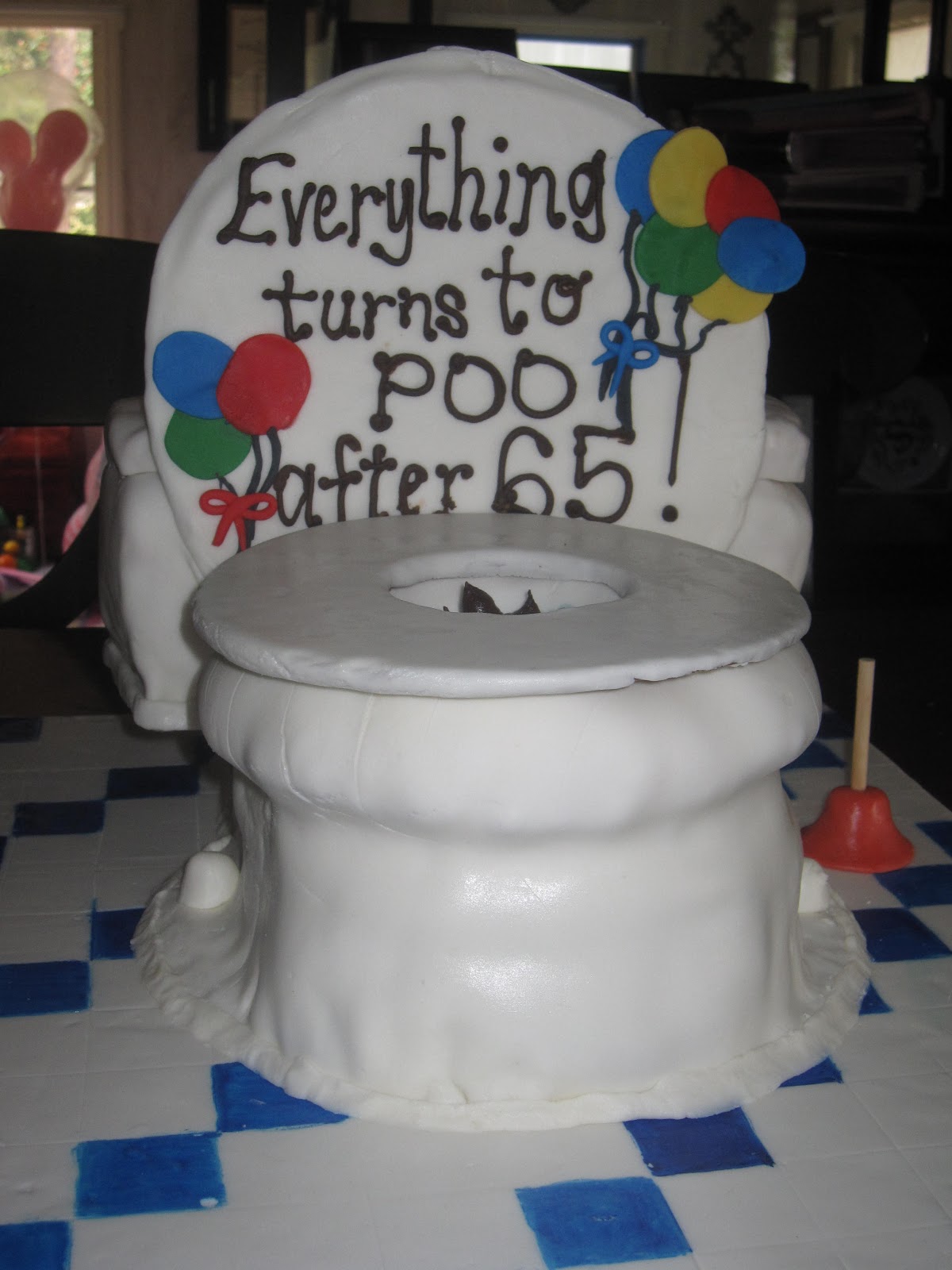Heather's Cake Cake Toilet Bowl Cake