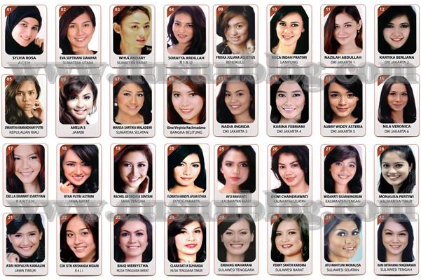 Finalish Putri Indonesia 2013 - Nama Dan Foto Lengkap | Jack Blog