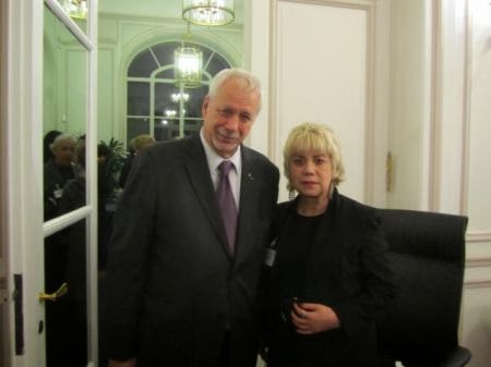 *Monsieur Pierre Marc JOHNSON, Ancien Premier Ministre du Québec & Morgane BRAVO*