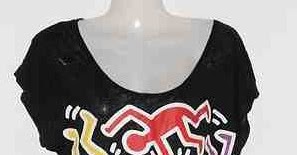 keith haring t shirt urban outfitters