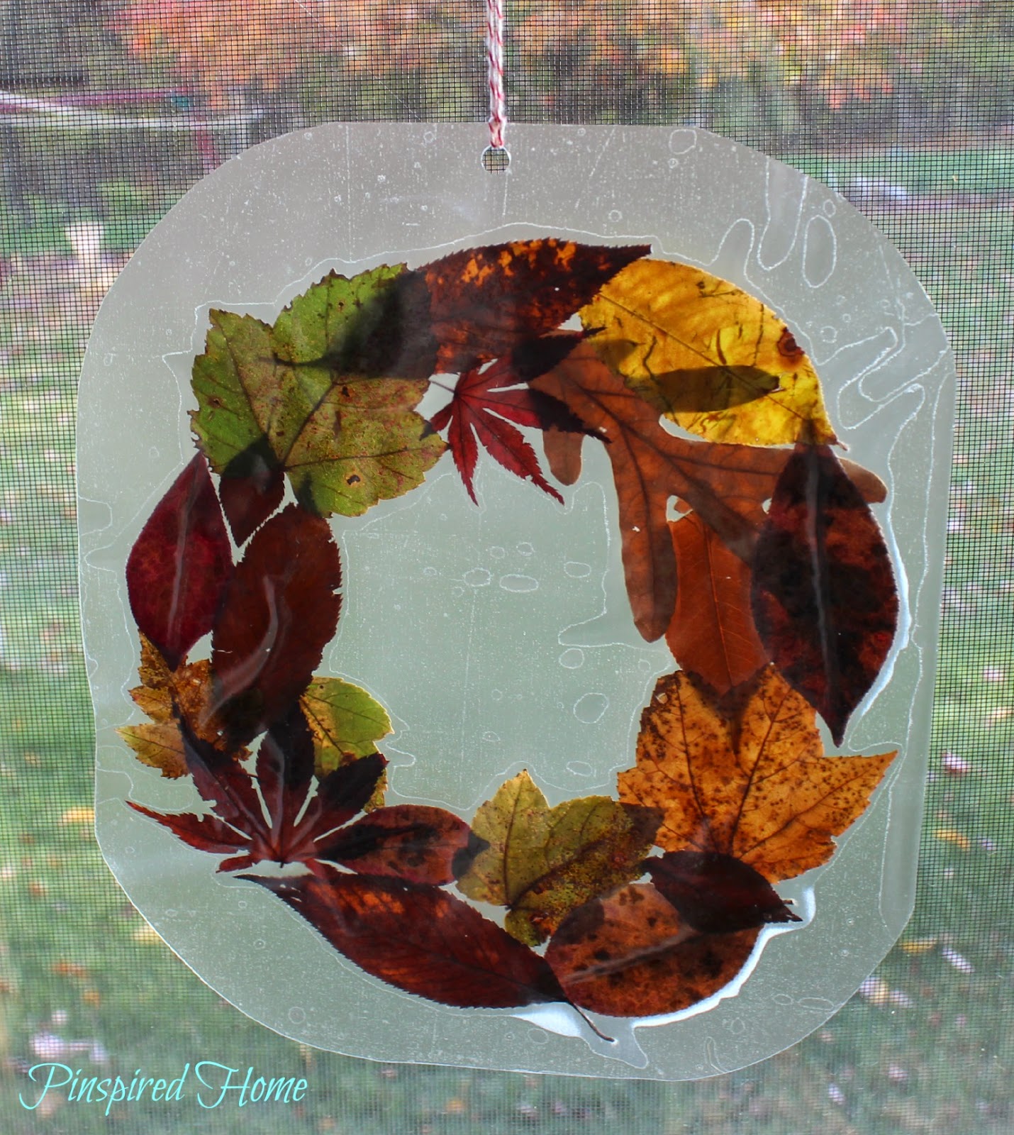 Pinspired Home Simple Fall Leaf Suncatchers