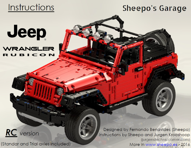 Sheepo/'s Lego Technic Custom Volkswagen Beetle /'67 RC ONLY INSTRUCTIONS!!