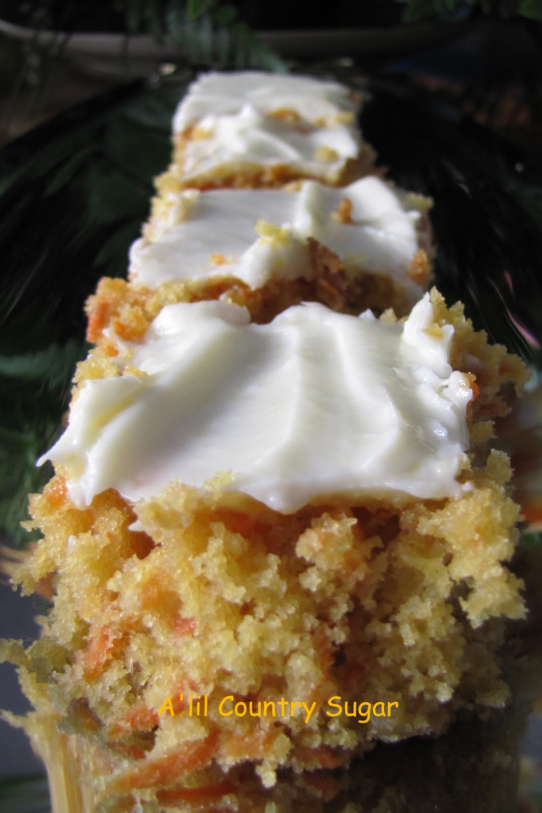 A'lil Country Sugar Something Different Carrot Cake Bars