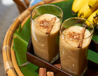 Vitamina de Banana com Canela Vitamina de Banana com Canela (vegana)