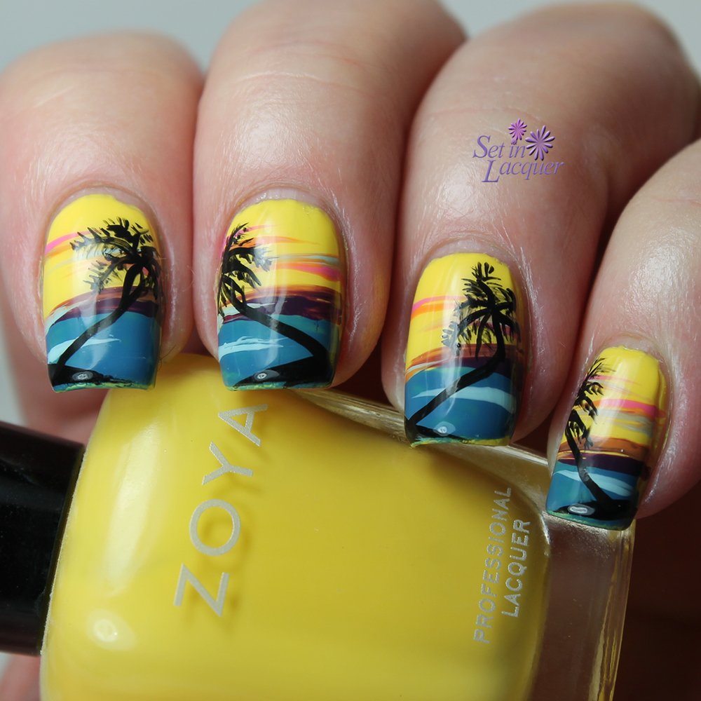 Spring Nail Art inspired by Set in Lacquer ♥