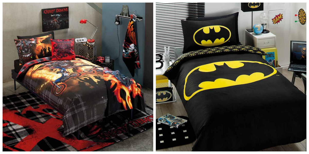 Buy Batman Boys Duvet Doona Quilt Cover Bedding Set For Single