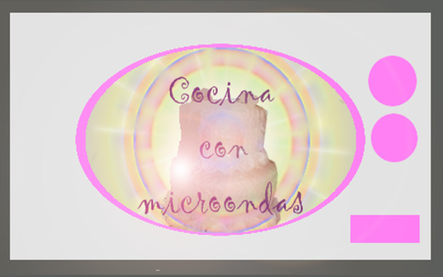 cocina con microondas