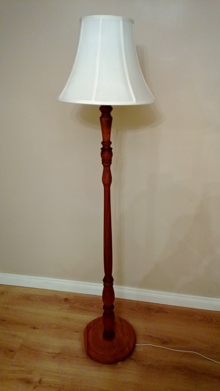 Learning to craft and upcycle Upcycled Floor Lamp