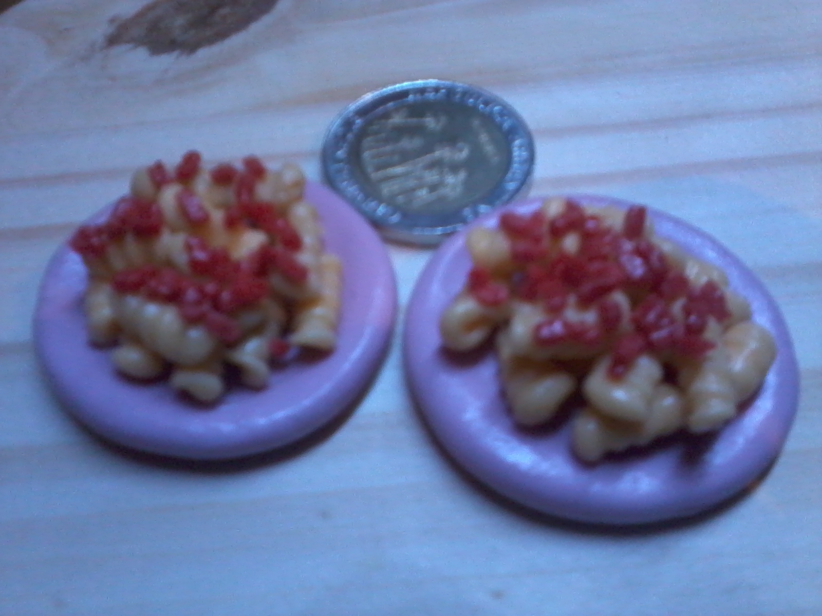 comida para barbie en porcelana fria