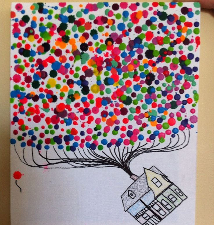 Melted Crayon Art (with a hot glue gun) DIY Craft Projects