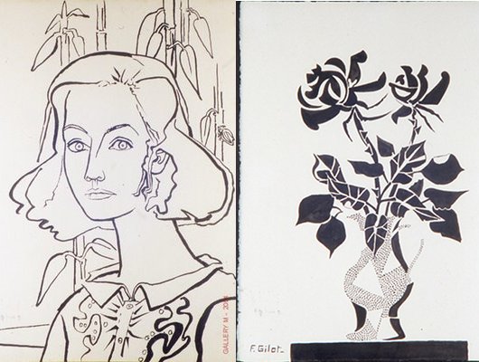 Line Art Graphic Design : Maokyo loves francoise gilot