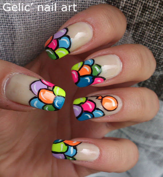 gelic' nail art balloon funky