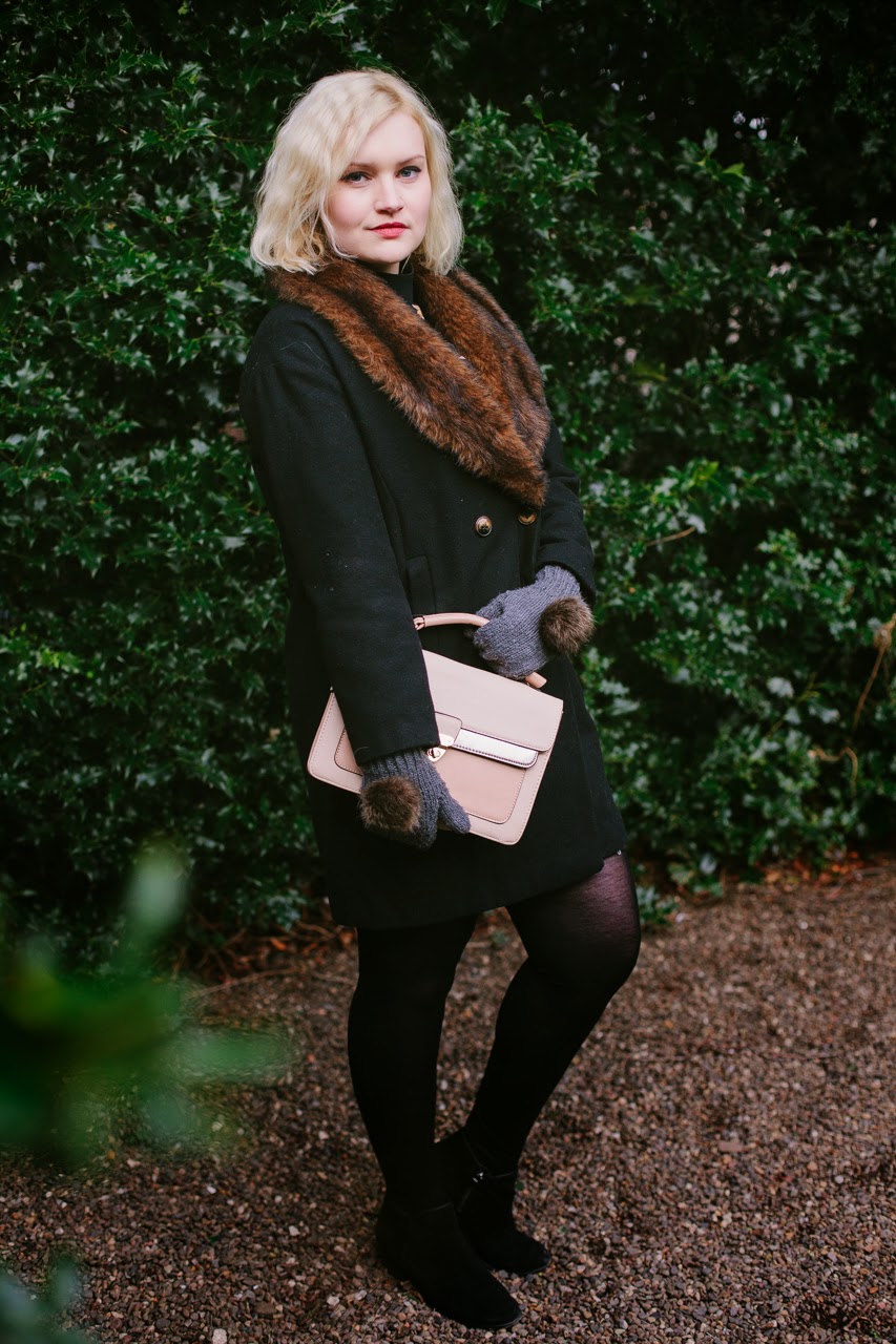 Winter Warmer Look Scottish style, winter, fur, knitwear, Harris Tweed, Edinburgh, H by Henry Holland, fashion, Accessorize, holly