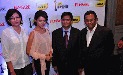 Actress Asin 57th Idea Filmfare awards 2011 launch photos