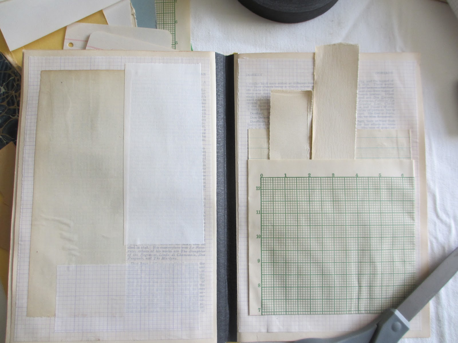 Leaping Frog Designs Vintage Paper Glue Book Journal Tutorial From