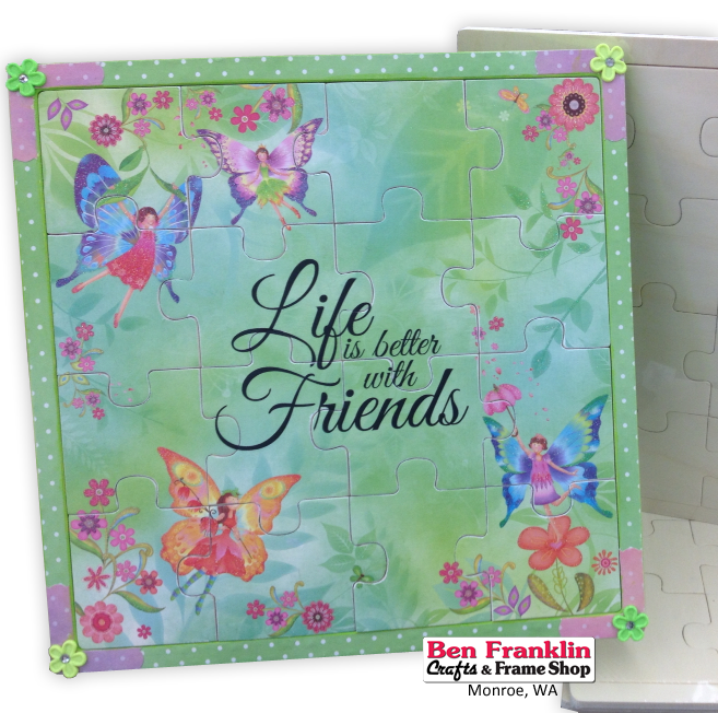 Ben Franklin Crafts and Frame Shop, Monroe, WA Make Your Own Puzzle