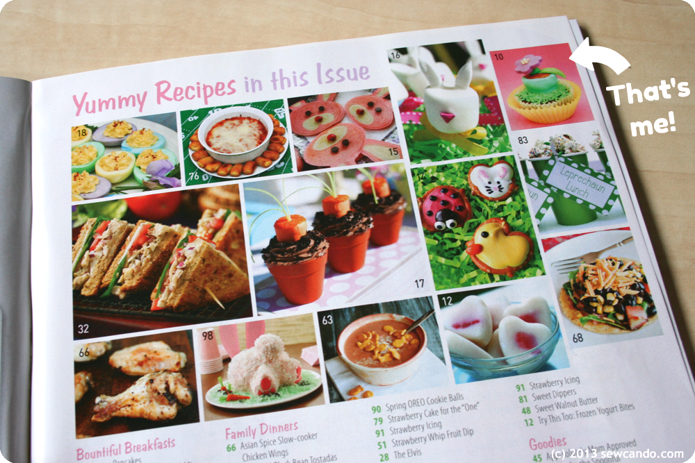 Sew Can Do Sew Can Do's YUM Food & Fun Magazine Debut