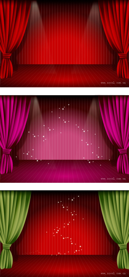 Vector màn nhung sân khấu màu đỏ với ánh sáng  Thư viện stock vector đẹp  miễn phí