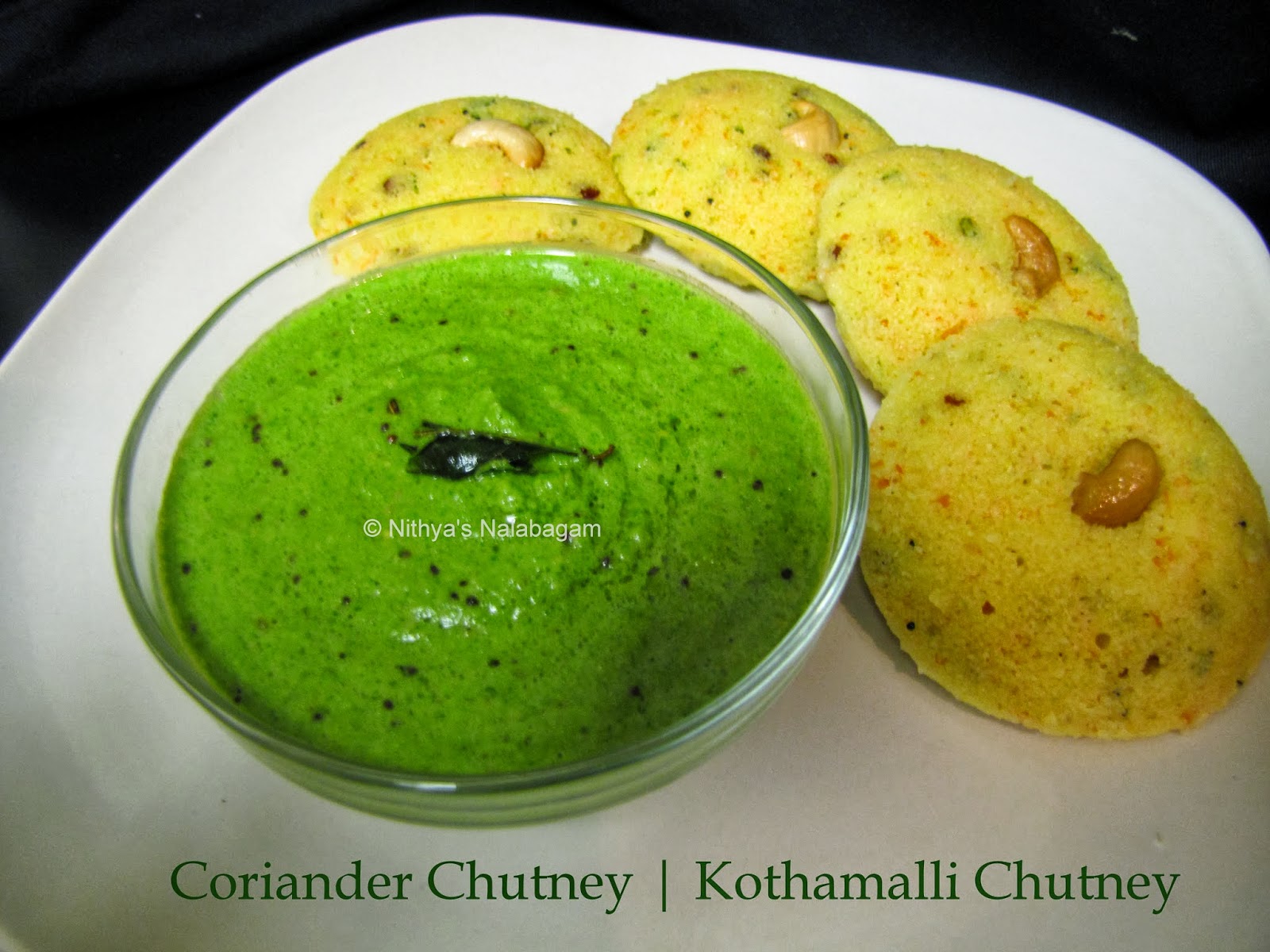 Coriander Chutney Kothamalli Chutney Nithya's Nalabagam