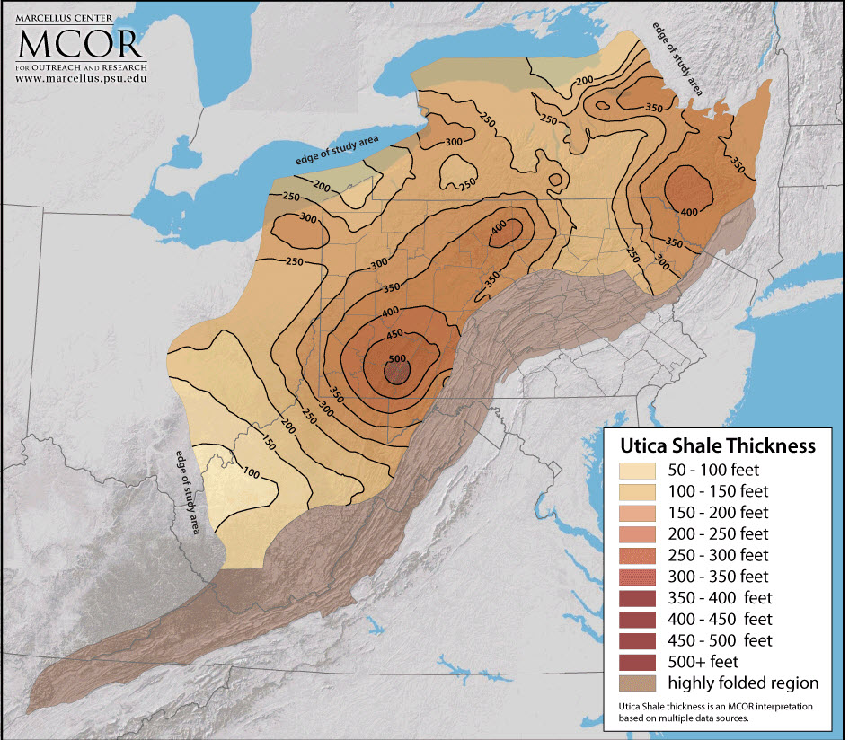 Utica Shale Maps