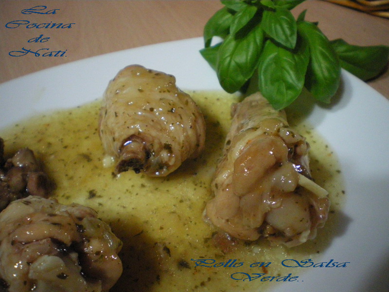La Cocina de Nati. POLLO EN SALSA VERDE.