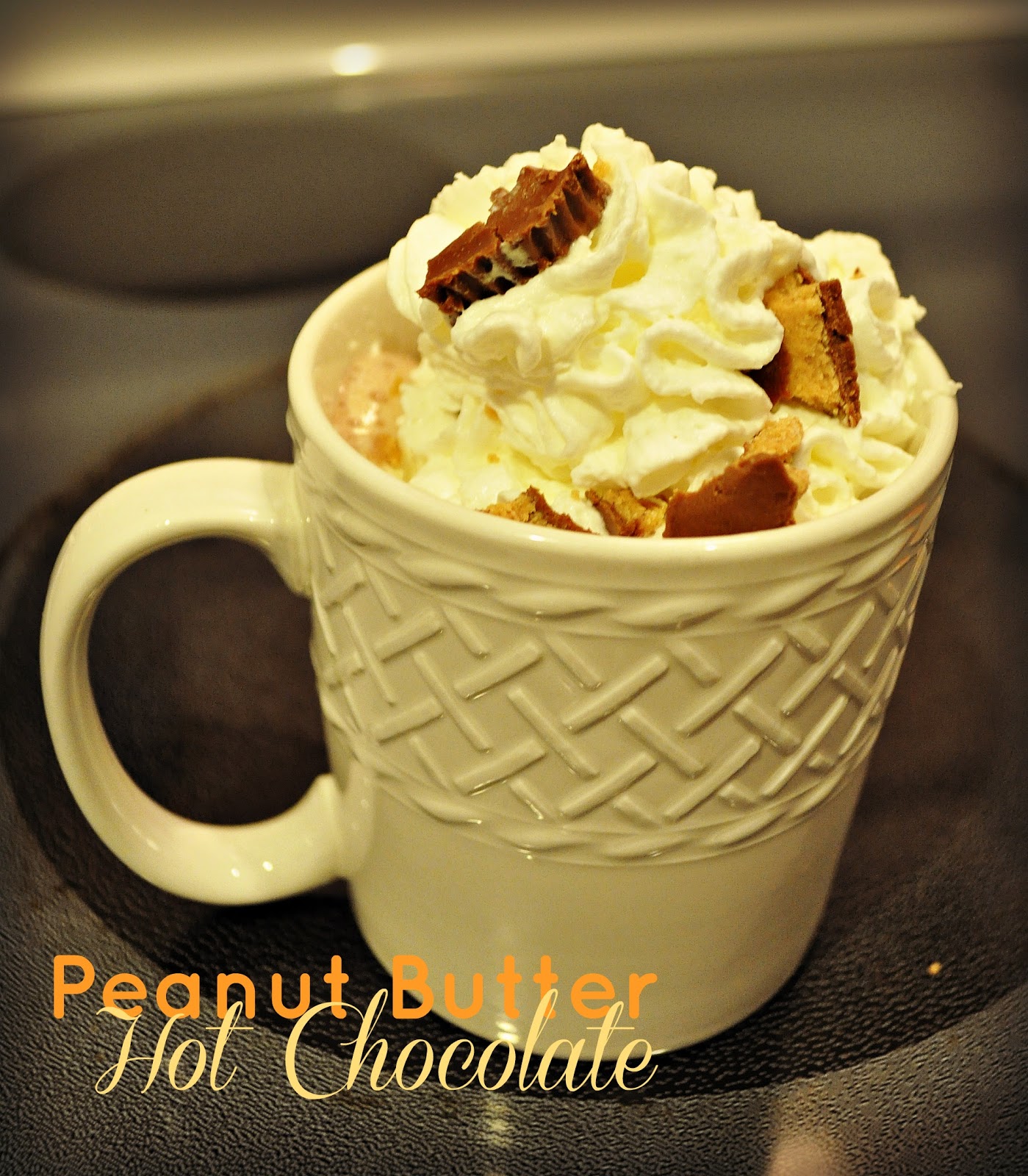 Beautifully Chaotic Reese's Peanut Butter Hot Chocolate