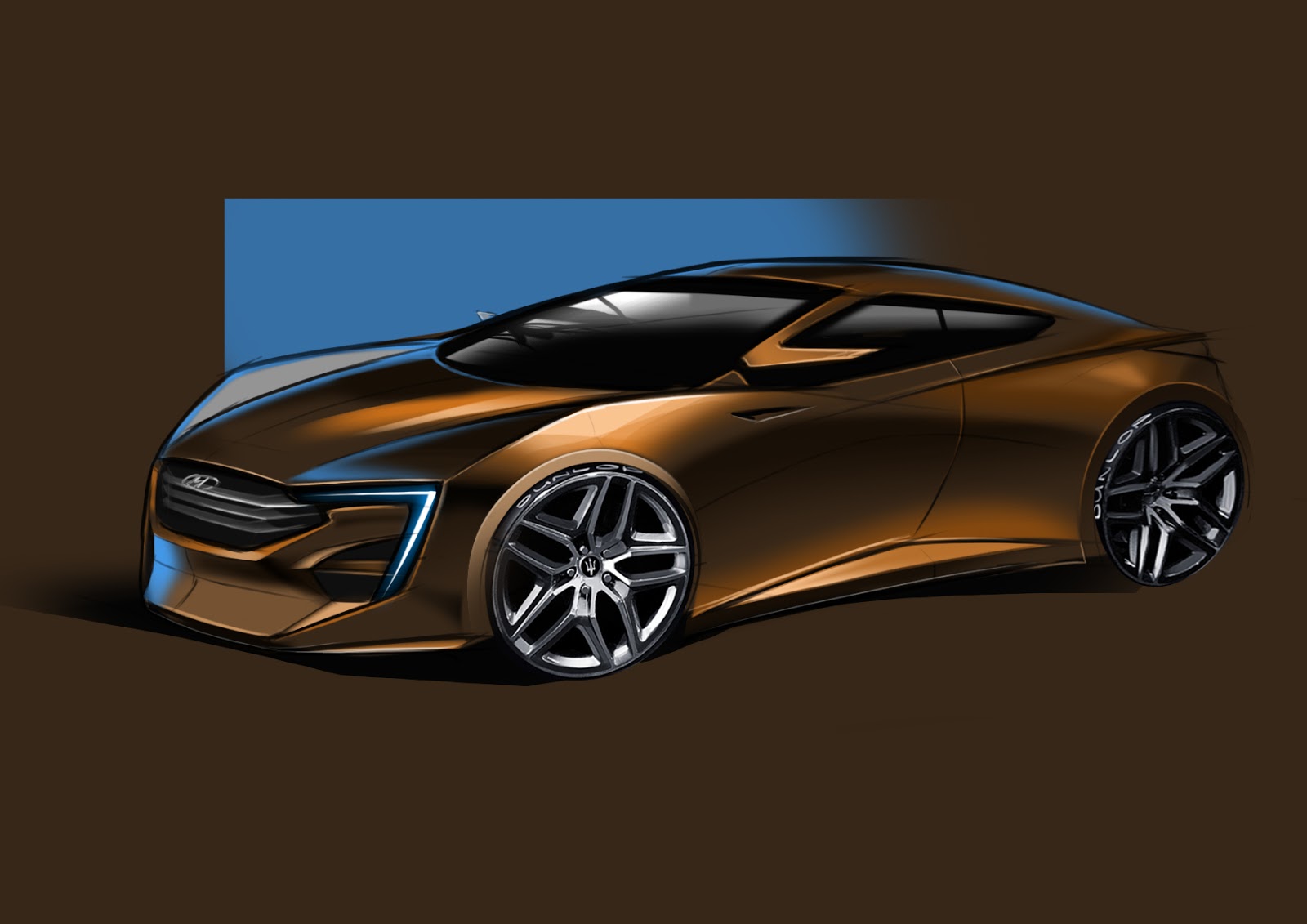 Sangjai Lee car design car rendering