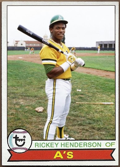 WHEN TOPPS HAD (BASE)BALLS!: ONCE AGAIN, I KNOW I'M DREAMIN' HERE1979  TOPPS RICKEY HENDERSON
