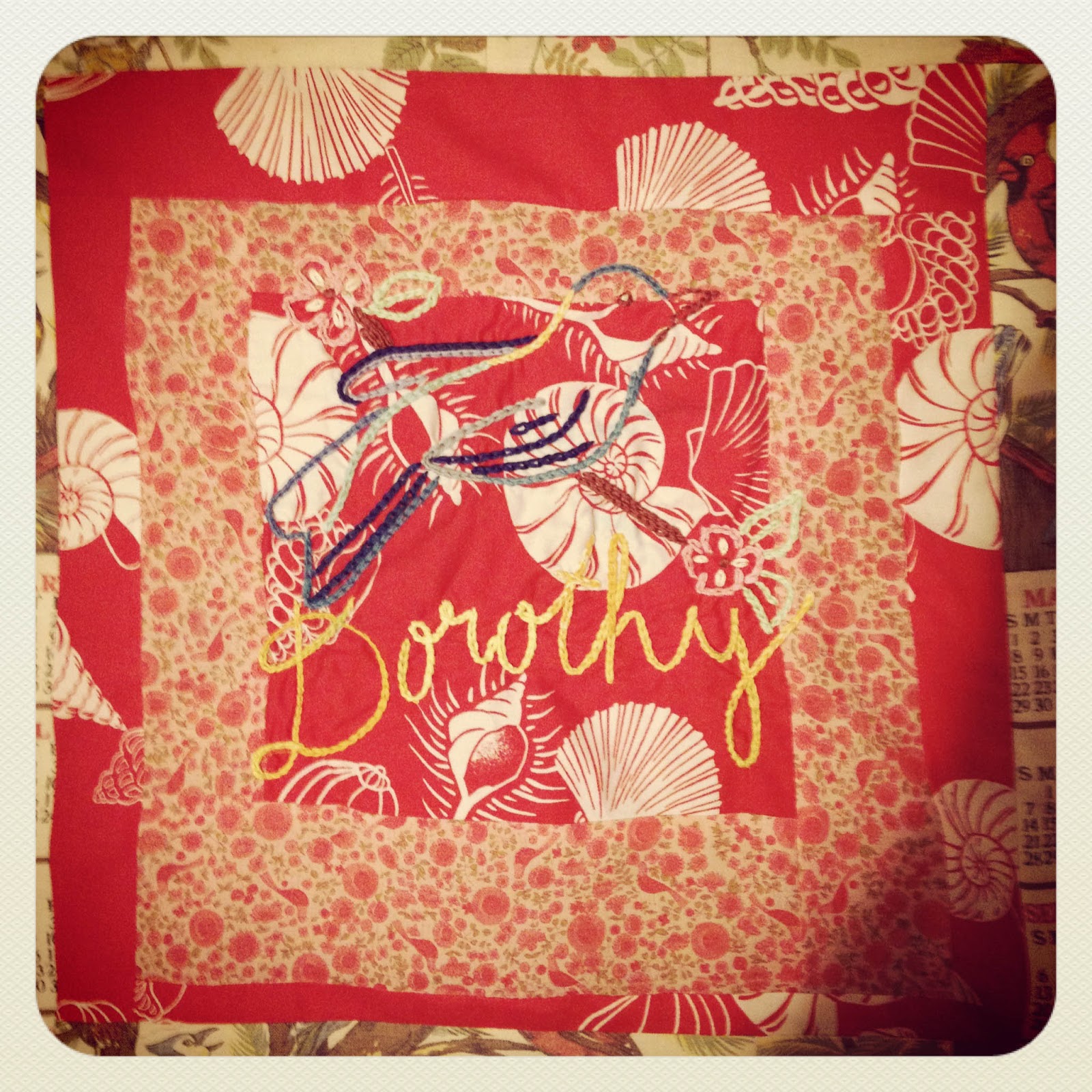 drop cloth Quilting....