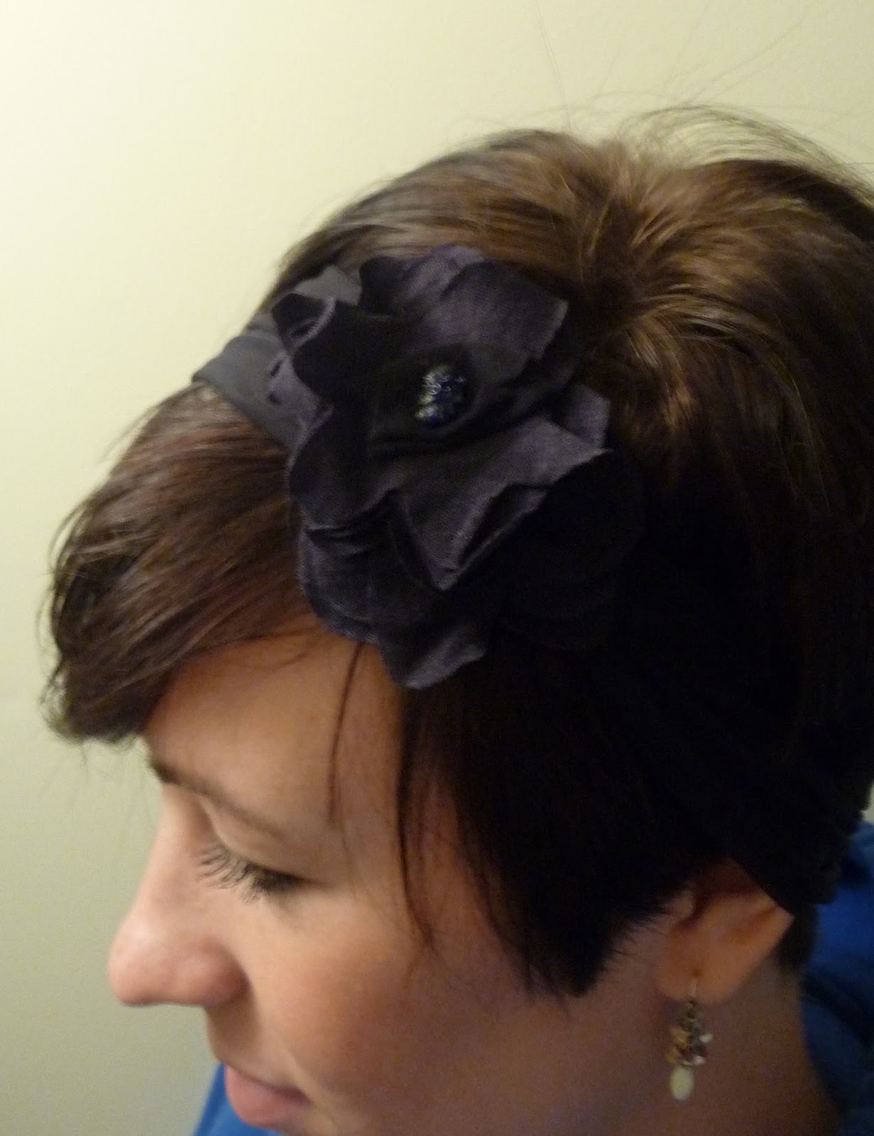 The PolkaDot Umbrella Nylon Flower Tutorial