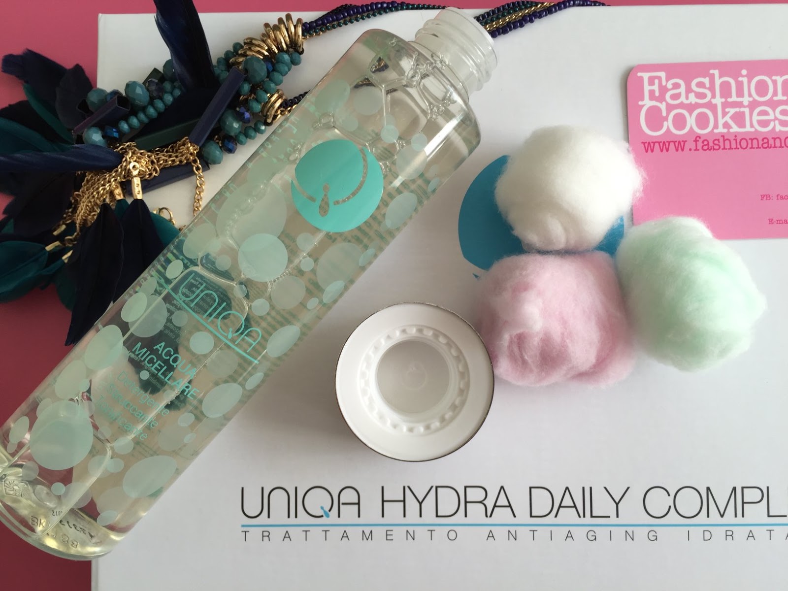 Uniqa by Pea Cosmetics Micellar Water, skincare treatment review on Fashion and Cookies beauty blog, beauty blogger