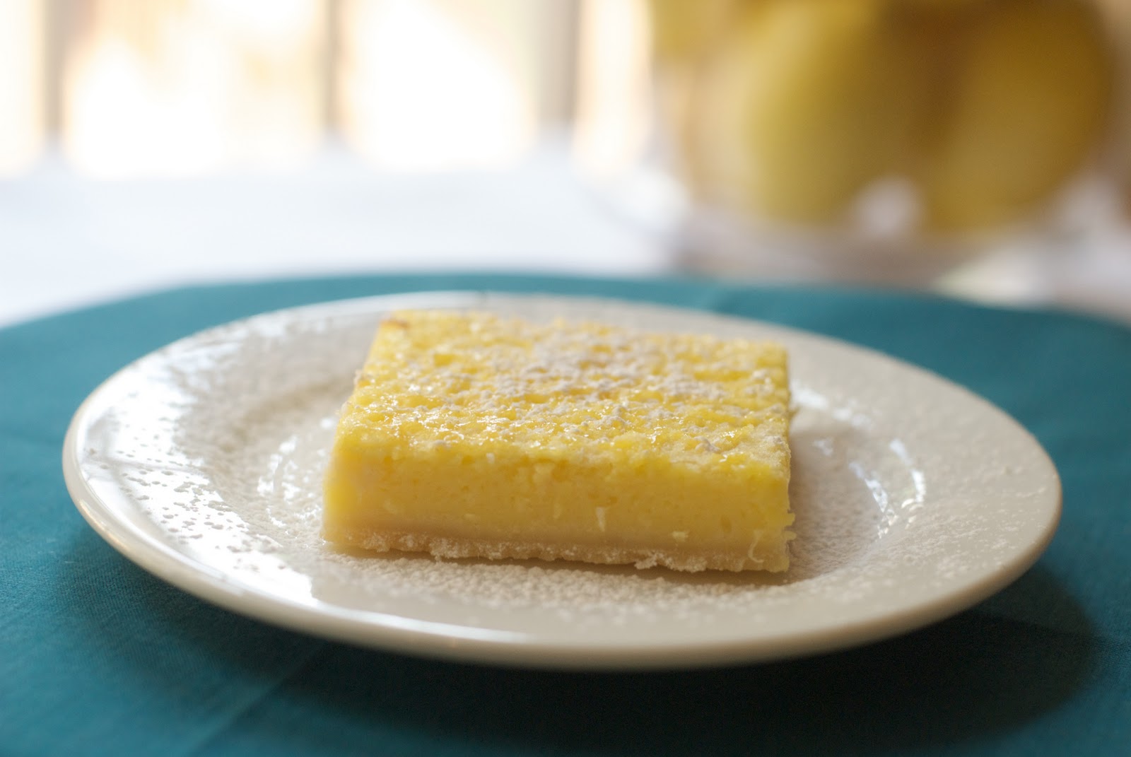 with gratitude Recipe Vegan Lemon Bars