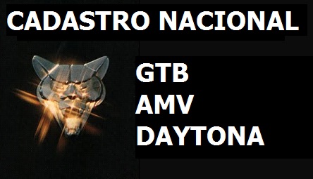 CADASTRO NACIONAL DOS PUMAS GTB / AMV / DAYTONA