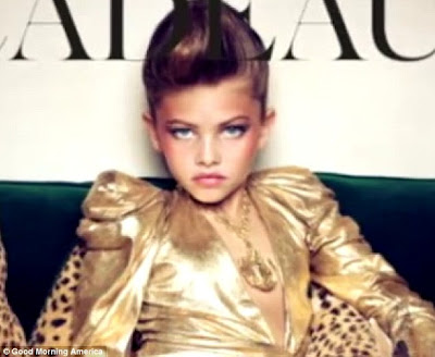 10 years old vogue model Thylane stepped into the modeling world after a 