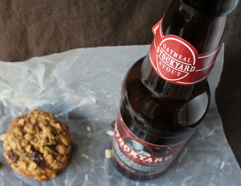 Tried in Blue Fermented Friday Oatmeal Stout Raisin Cookies