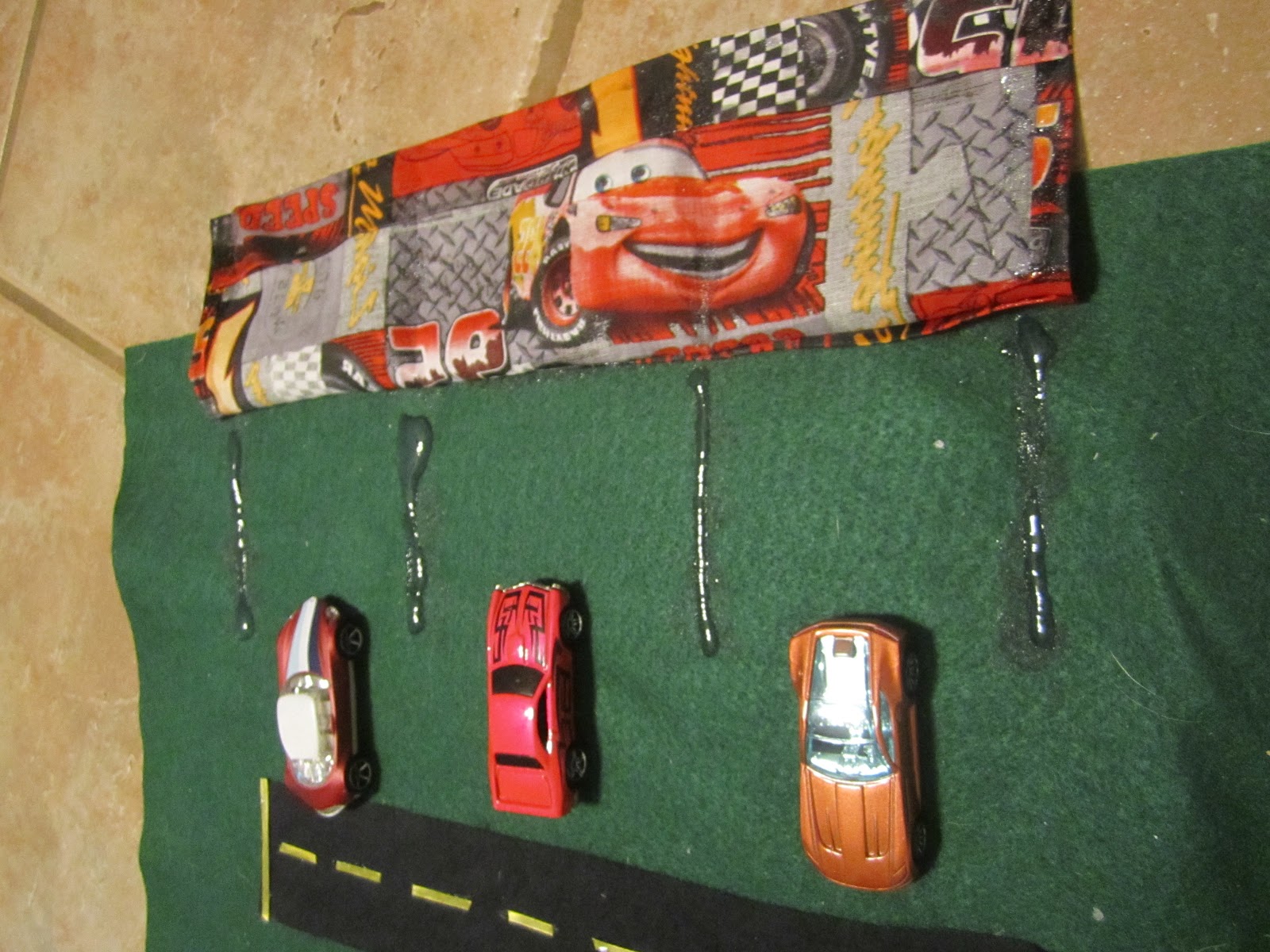 Kidspired Creations DIY [Almost] NoSew Personalized Car Mat