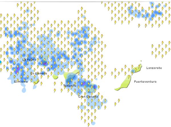 Lluvia y bajada de temperaturas Canarias, 19 octubre Lluvia y bajada de temperaturas Canarias, 19 octubre