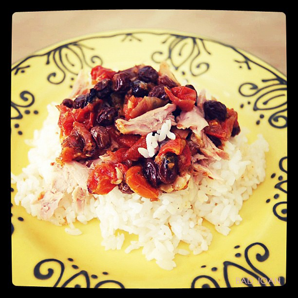 Cooking for the Average Joan recipe RAISIN CURRY CHICKEN