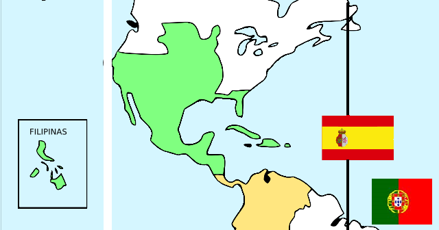 Paisajeducativo: Mapa de los virreinatos españoles en América