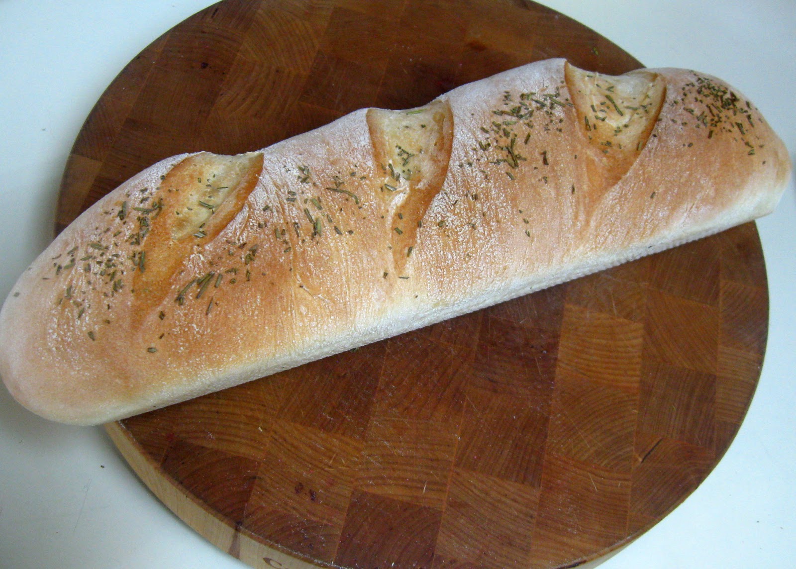 Crusty Rosemary French Bread Searching for Dessert