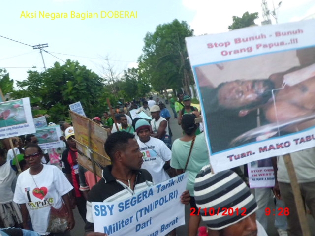 Tabura Pembebasan Aksi Papua Merdeka Di Manokwari Foto