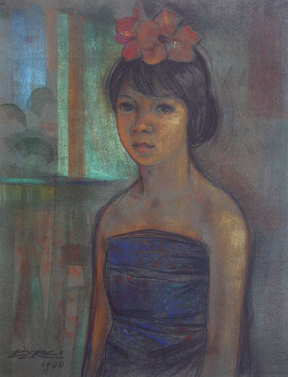 Gambar Lukisan Karya Seni Barli Sasmitawinata Harajuku Shina