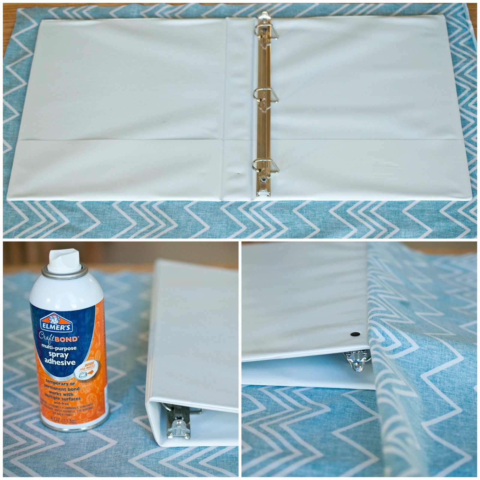 We the Sea DIY Fabric Wrapped Binders