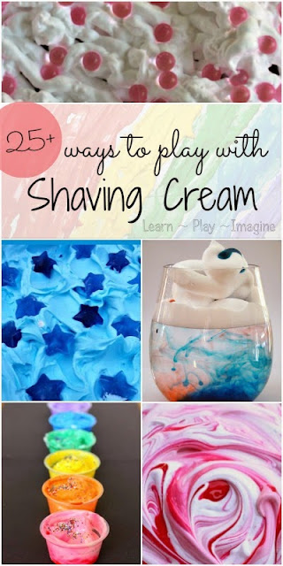 25+ shaving cream activities for kids:  art, sensory play, learning activities, and more!