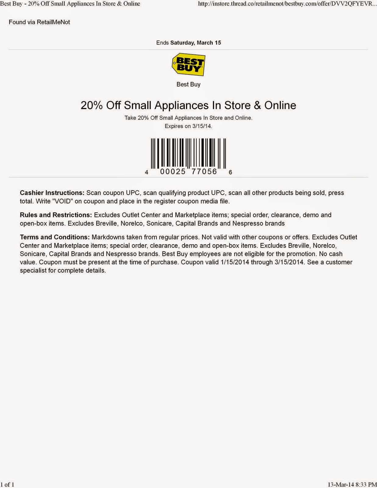 Best Buy Coupons November 2014