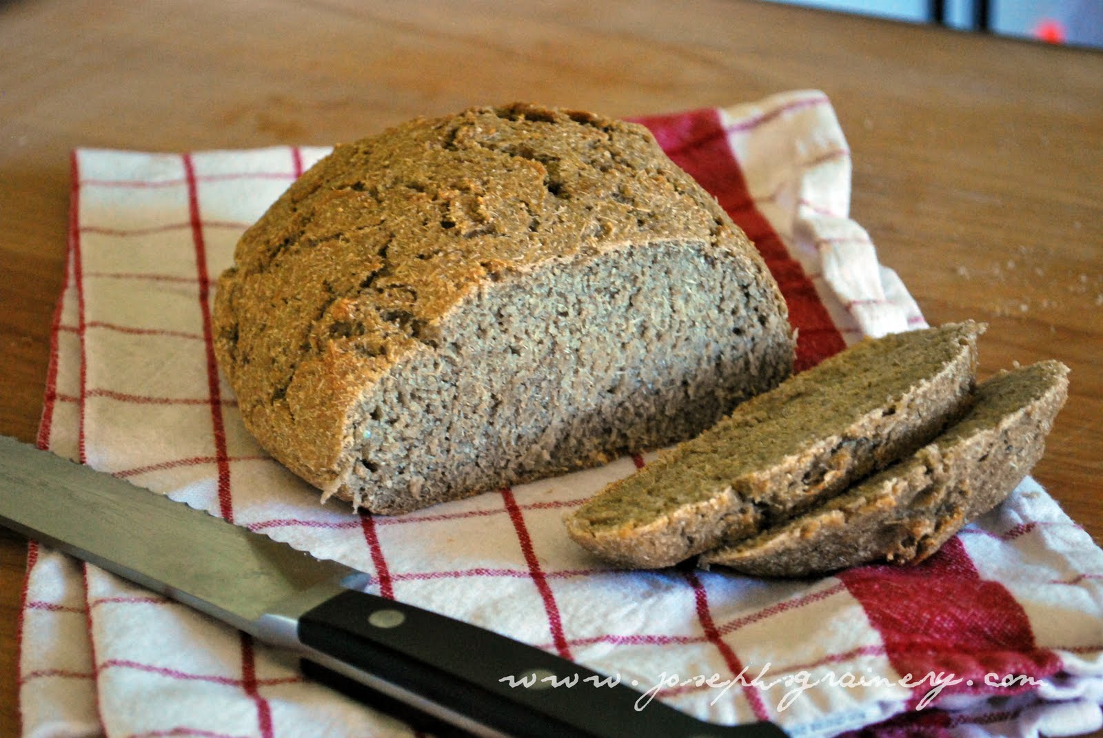 Joseph's Grainery Barley Bread Lahey NoKnead Method