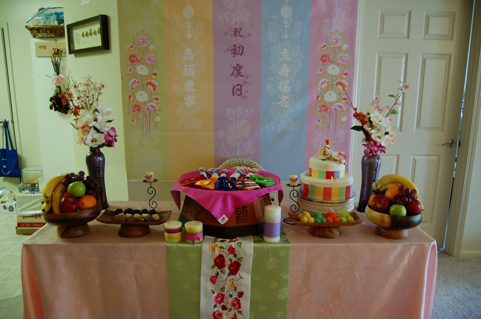 Haven Sweets: Sia's first birthday cake (Korean ...